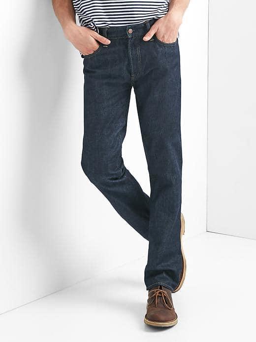 Gap Men Straight Fit Jeans - Dark Blue