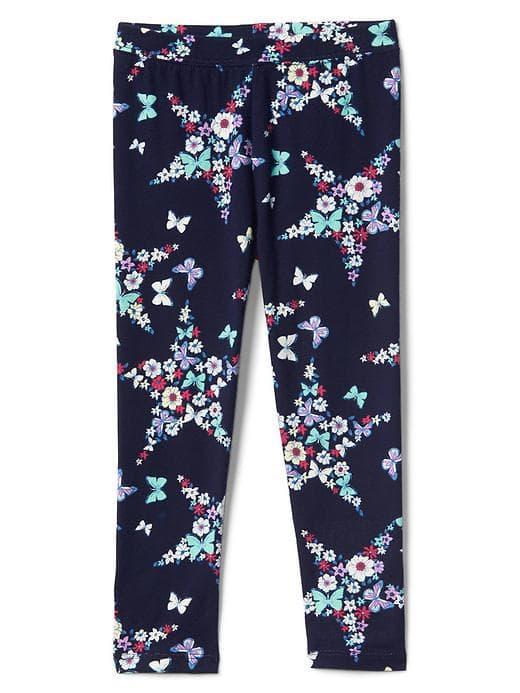 Gap Print Stretch Jersey Leggings - Navy Floral