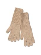 Gap Women Merino Wool Blend Tech Gloves - Camel