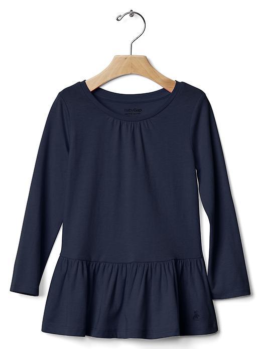 Gap Shirred Peplum Tee - Blue Galaxy