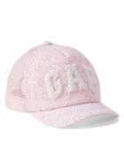 Gap Logo Mix Fabric Baseball Hat - New Powder
