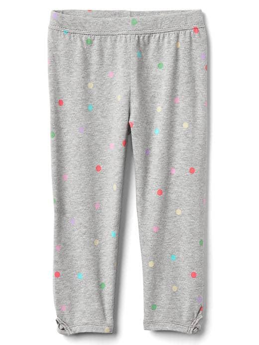 Gap Keyhole Print Stretch Jersey Capris - Rainbow