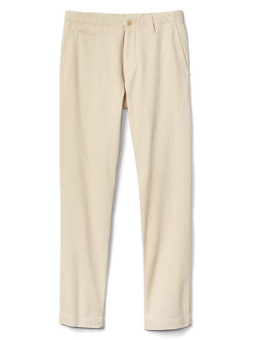 Gap Men Everyday Stretch Slim Fit Khakis - Natural