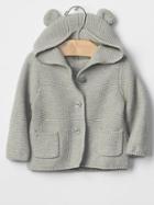 Gap Bear Sweater Hoodie - Gray