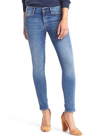 Gap Women Stretch 1969 True Skinny Jeans - Medium Indigo