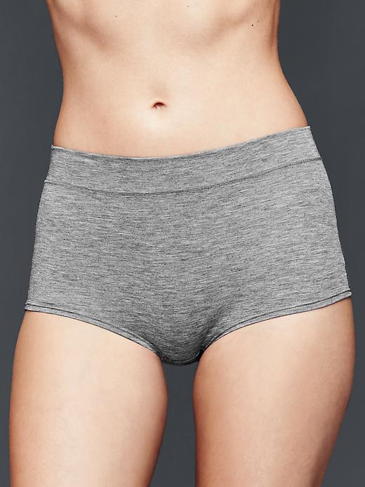 Gap Breathe High Waist Bikini - Light Heather Gray