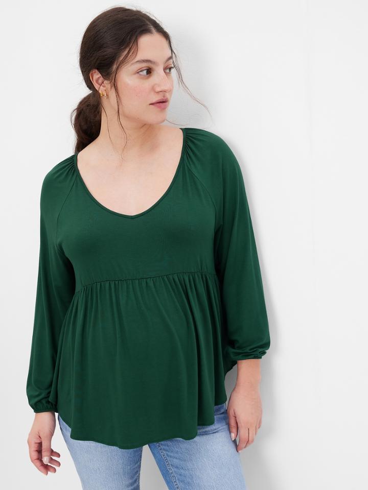 Maternity Peplum Top