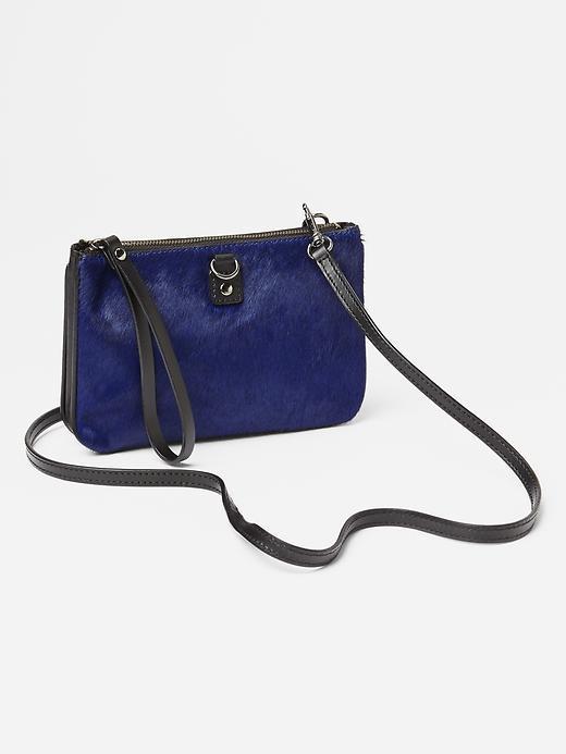 Gap Calf Hair Convertible Crossbody - Royal