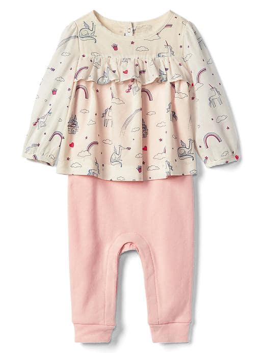 Gap Fairy Tale Double Layer One Piece - Ivory Frost