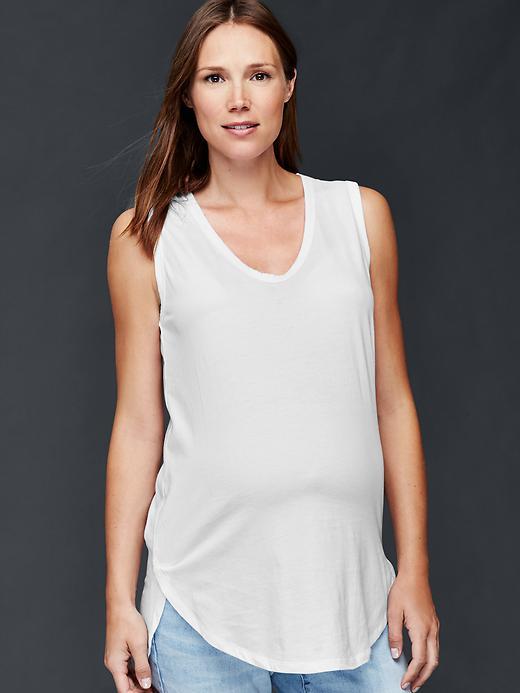 Gap Vintage Cotton Tank - White