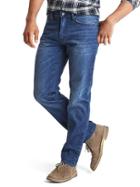 Gap Men Brushed Back Straight Fit Jeans - Bright Indigo