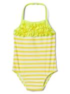 Gap Floral Applique Swim One Piece - Bright Lemon Meringue