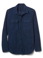 Gap Men Cord Worker Shirt Jacket - Medium Indigo