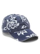 Gap Women Print Baseball Hat - Blue Indigo