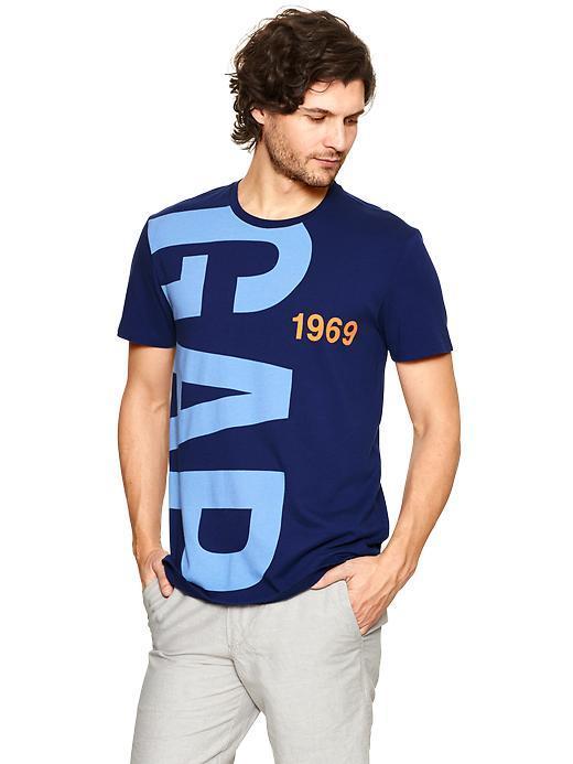Gap Large Arch Logo T Shirt - Deep Cobalt