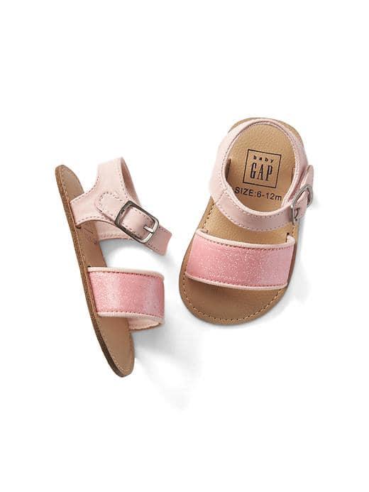 Gap Shimmer Sandals - Pink Cameo