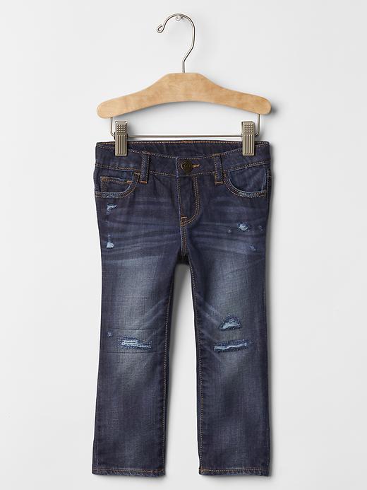 Gap 1969 Rip & Repair Skinny Jeans - Denim