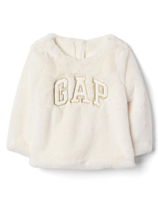Gap Cozy Logo Top - Ivory Frost