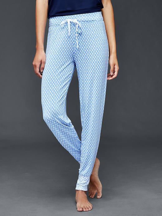 Gap Women Modal Mix And Match Joggers - Ikat Blue