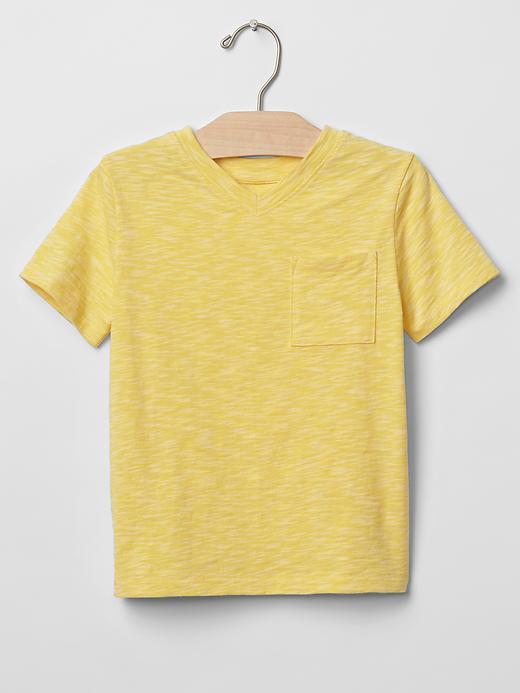 Gap Pocket V Neck Tee - Sun Spot