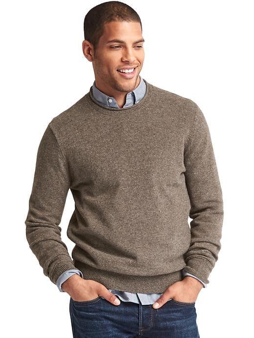 Gap Men Cozy Roll Neck Sweater - Brown