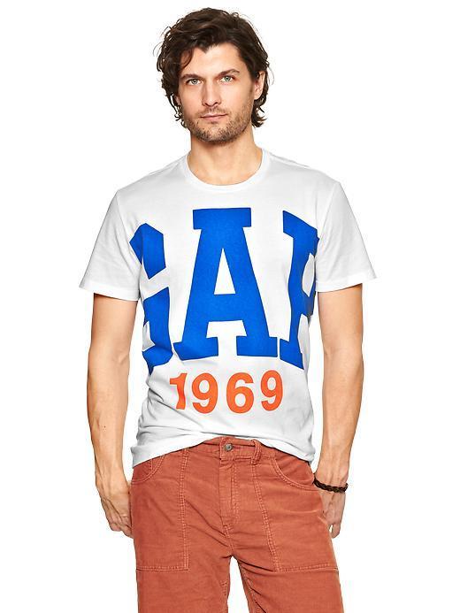 Gap Large Arch Logo T Shirt - White