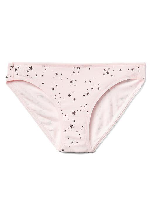 Gap Women Low Rise Bikini - Star Splatter Cherry