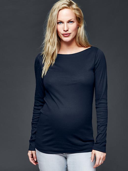 Gap Modal Boatneck Tee - New Classic Navy
