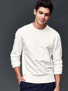 Gap Men Crew Sweatshirt - New Off White