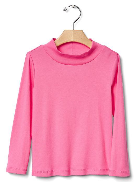 Gap Solid Mockneck Tee - Knockout Pink