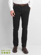 Gap Classic Stretch Slim Fit Khakis - True Black