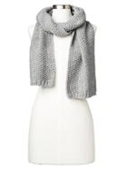 Gap Women Chunky Knit Scarf - Medium Grey
