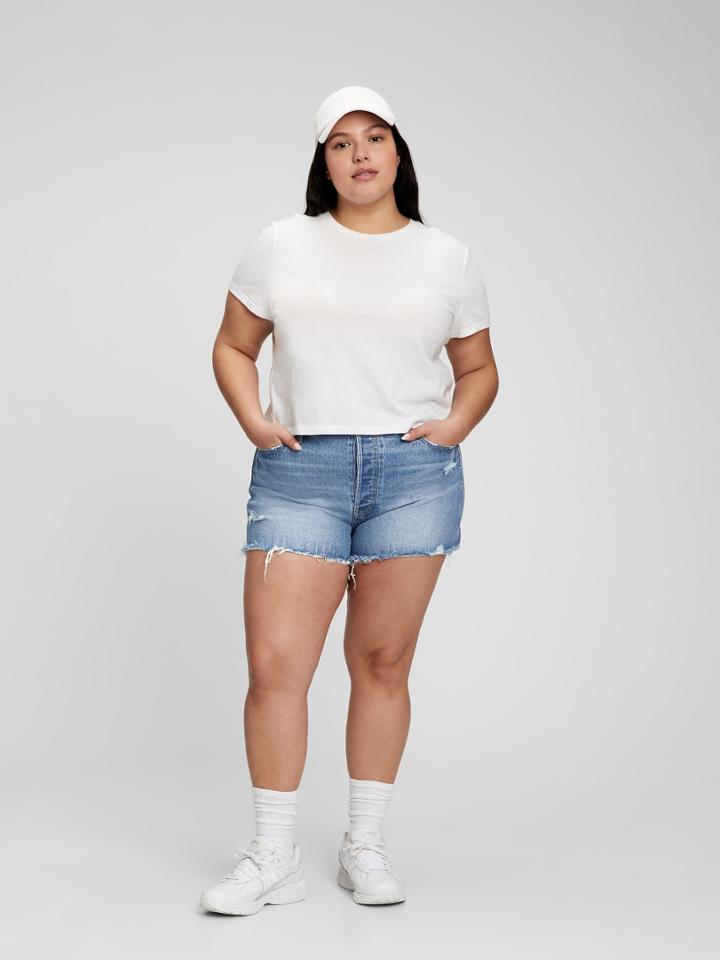 3 High Rise Cheeky Shorts With Washwell