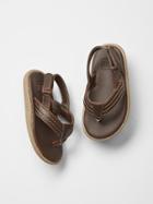 Gap Ankle Strap Flip Flops - Sable Brown