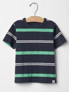 Gap Stripe Pocket Tee - Vintage Navy