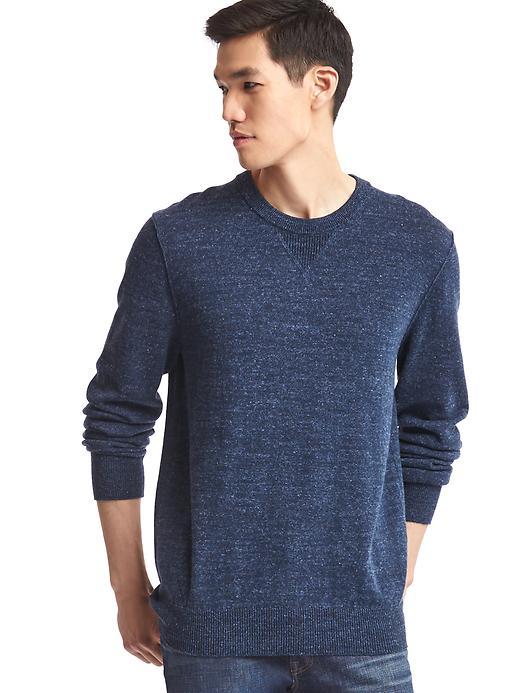 Gap Men Crew Sweater - Navy Heather