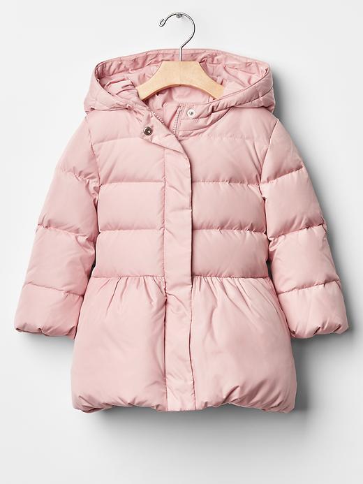 Gap Warmest Down Peplum Puffer - Pink Standard