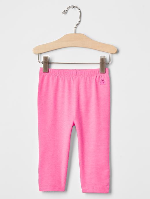 Gap Bow Back Leggings - Neon Light Pink