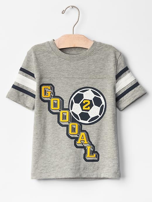 Gap Soccer Graphic Tee - Light Heather Gray