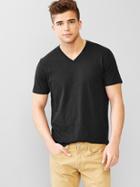 Gap Men The Essential V Neck T - True Black