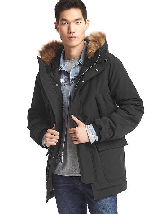 Gap Men Coldcontrol Max Snorkel Coat - True Black