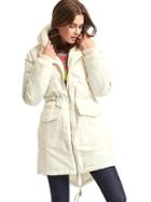 Gap Women Primaloft Luxe Parka - Snow Cap