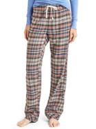 Gap Women Lodge Flannel Sleep Pants - Jennifer Plaid Peachy