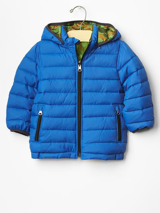 Gap Warmest Reversible Puffer - Soccer Blue