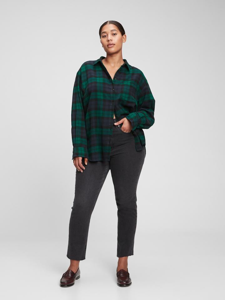 Oversized Flannel Shirt