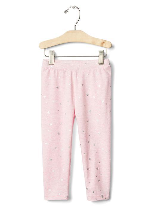 Gap Embellished Print Crop Leggings - Silver Star