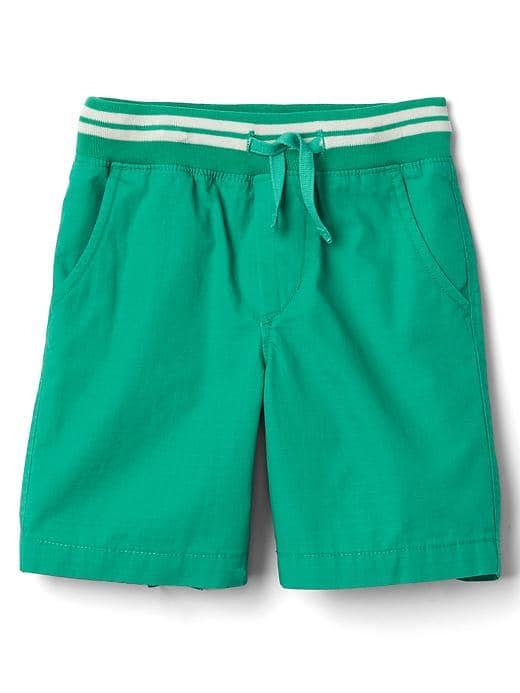 Gap Ripstop Pull On Shorts - Deluxe Green