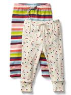 Gap Bright Stripe Knit Pants 2 Pack - Pink Multi