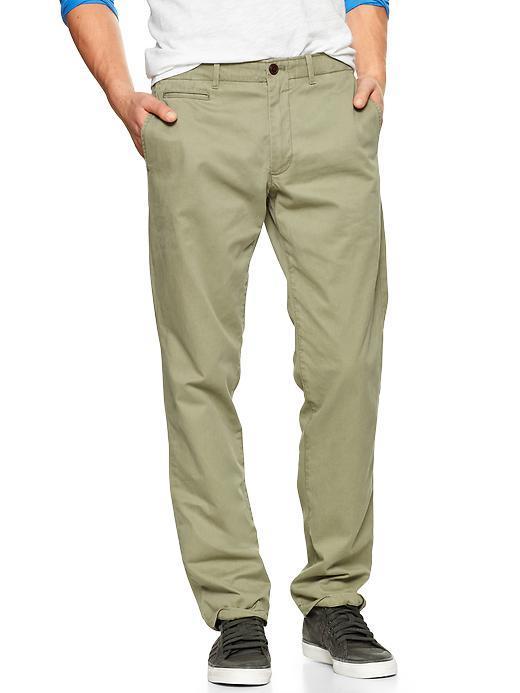 Gap Lived In Straight Khaki - Gale Green
