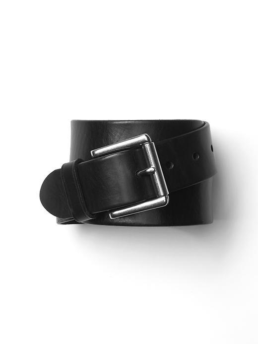 Gap Men Roller Buckle Denim Belt - Black